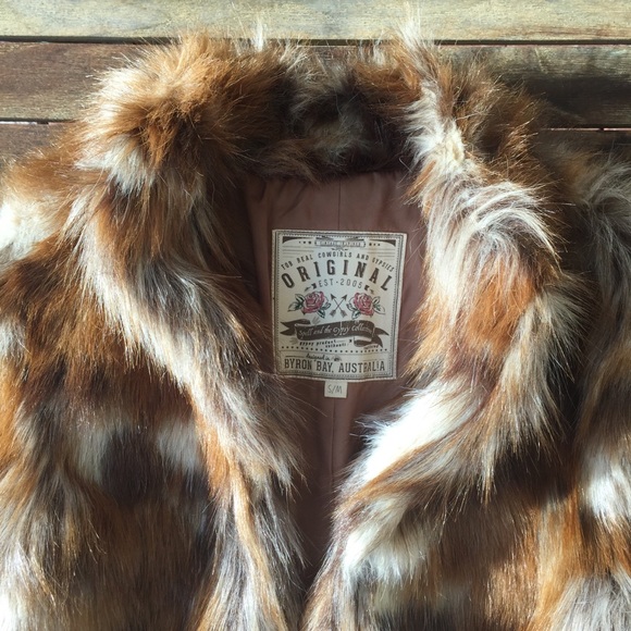 🌿 Spell Nomad Flaux Fur Jacket • Size S/M - Picture 12 of 15